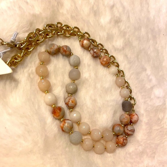 540. NEW Designer Rhodonite Necklace - Picture 3 of 5